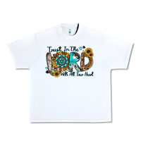 White trust in the lord with all your heart Urban Heavy Tee - Zillion Design Studio