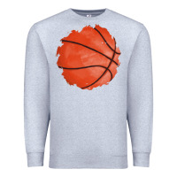 Heather Grey basketball patch Premium Sweatshirt - AdoDesignShop