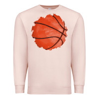Pale Pink basketball patch Premium Sweatshirt - AdoDesignShop