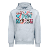 Heather Grey Wife Mom Nurse Urban Hoodie - BundleAndBundleShop