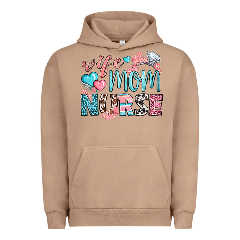 Wife Mom Nurse Urban Hoodie by BundleAndBundleShop | Teevron