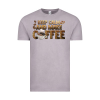 Vintage Zinc keep calm and make coffee Vintage Tee - BarkalooDesign