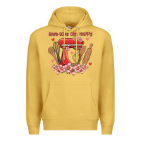 Antique Gold bake same one happy Premium Hoodie - MaliasSmallBusiness
