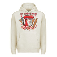Oatmeal Heather bake same one happy Premium Hoodie - MaliasSmallBusiness