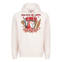 Pale Pink bake same one happy Premium Hoodie - MaliasSmallBusiness