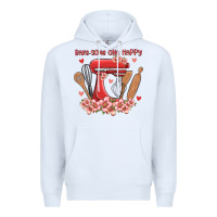 White bake same one happy Premium Hoodie - MaliasSmallBusiness