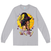Moon Dust Be Witchy Black Witch Long Sleeve Tee - texasbilliewilder