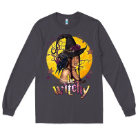 Smoke Be Witchy Black Witch Long Sleeve Tee - texasbilliewilder