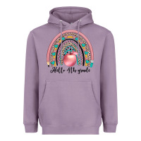 Lavender hello 4th grade Heavyweight Hoodie - JahusDesignShop