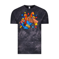 Cloud Black Autism afro girl sneakers Vintage Tee - RanaPortraitStore