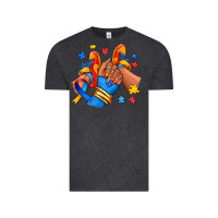 Vintage Black Autism afro girl sneakers Vintage Tee - RanaPortraitStore