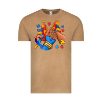 Vintage Camel Autism afro girl sneakers Vintage Tee - RanaPortraitStore