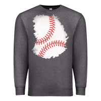 Charcoal Heather baseball patch Premium Sweatshirt - AdoDesignShop