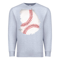 Heather Grey baseball patch Premium Sweatshirt - AdoDesignShop