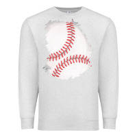 Oatmeal Heather baseball patch Premium Sweatshirt - AdoDesignShop