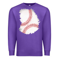 Purple baseball patch Premium Sweatshirt - AdoDesignShop