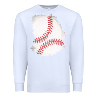 White baseball patch Premium Sweatshirt - AdoDesignShop