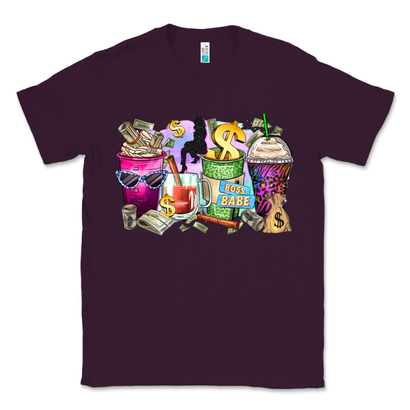 Boss Babe Coffee Cups Classic Tee by Zillion Design Studio | Teevron