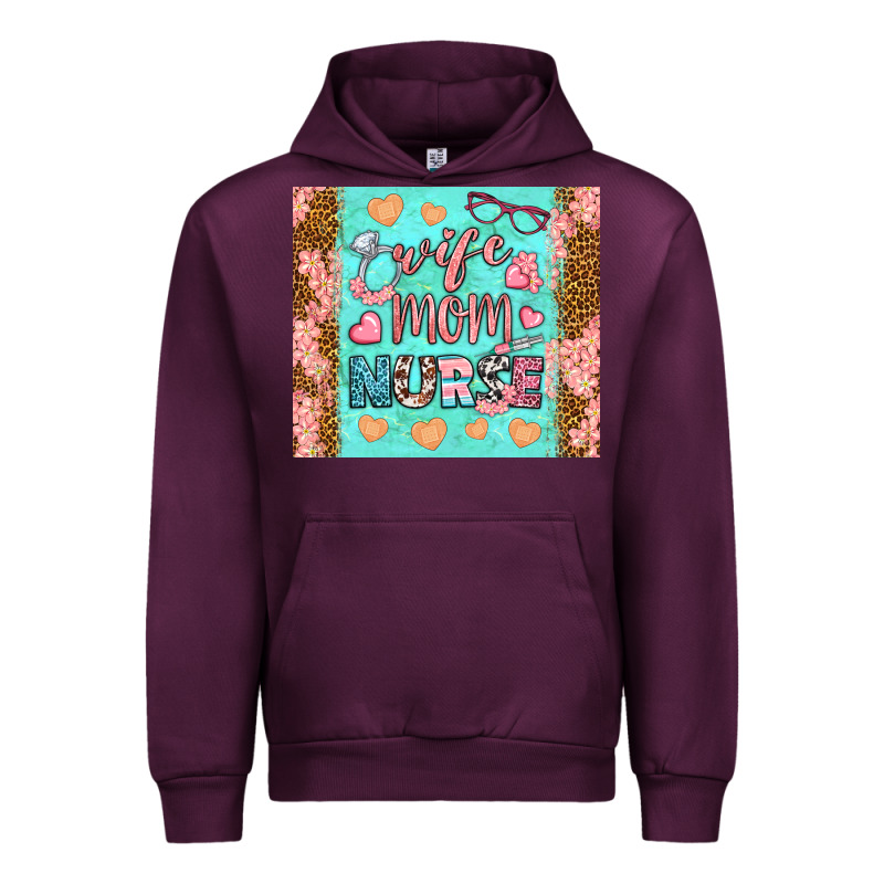 Wife Mom Nurse Tumbler Urban Hoodie by BundleAndBundleShop | Teevron