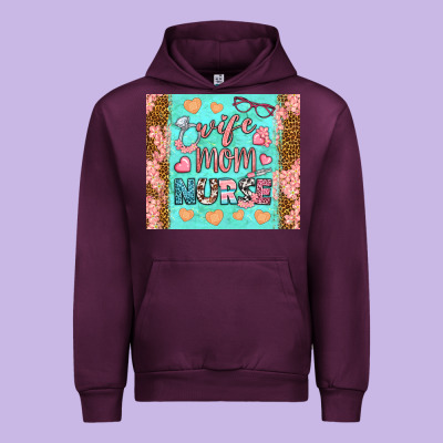 Wife Mom Nurse Tumbler Urban Hoodie Designed By Bundleandbundleshop