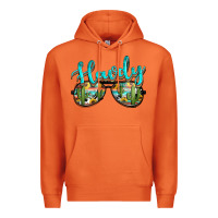 Carrot western howdy police sunglasses Premium Hoodie - NancyCooperArtShop