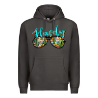 Smoke western howdy police sunglasses Premium Hoodie - NancyCooperArtShop