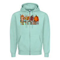 Seafoam tis the season Zipper Hoodie - RacoonDesign