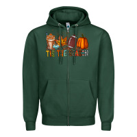 Sports Green tis the season Zipper Hoodie - RacoonDesign