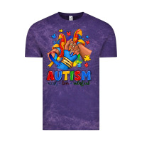 Cloud Purple Autism accept love understand afro girl sneakers Vintage Tee - RanaPortraitStore
