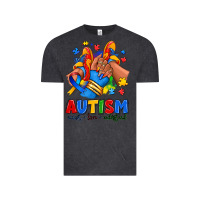 Vintage Black Autism accept love understand afro girl sneakers Vintage Tee - RanaPortraitStore