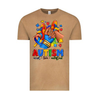 Vintage Camel Autism accept love understand afro girl sneakers Vintage Tee - RanaPortraitStore