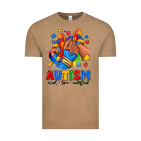 Vintage Coffee Autism accept love understand afro girl sneakers Vintage Tee - RanaPortraitStore