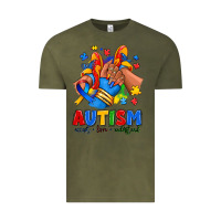 Vintage Olive Autism accept love understand afro girl sneakers Vintage Tee - RanaPortraitStore