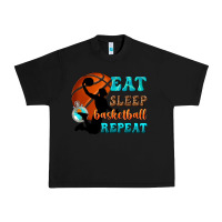 Black eat sleep basketball repeat Urban Heavy Tee - texasbilliewilder