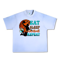 Grape Ice eat sleep basketball repeat Urban Heavy Tee - texasbilliewilder