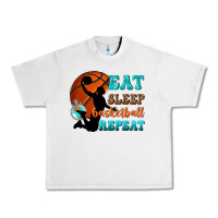 Lunar Rock eat sleep basketball repeat Urban Heavy Tee - texasbilliewilder