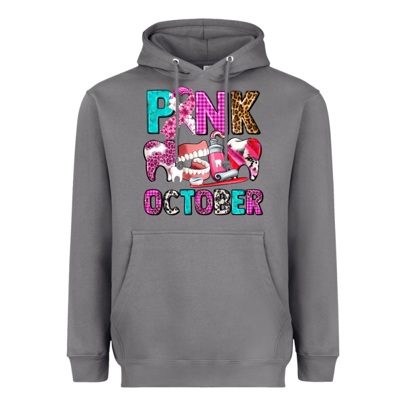 Pink October Heavyweight Hoodie by AdoDesignShop | Teevron