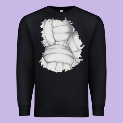 2 Volleyball Patch Premium Sweatshirt Designed By Adodesignshop