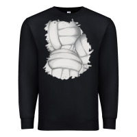 Black 2 volleyball patch Premium Sweatshirt - AdoDesignShop