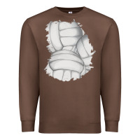 Chestnut 2 volleyball patch Premium Sweatshirt - AdoDesignShop