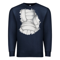Navy 2 volleyball patch Premium Sweatshirt - AdoDesignShop