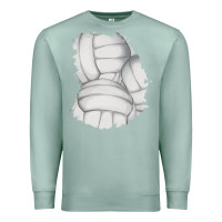 Seafoam 2 volleyball patch Premium Sweatshirt - AdoDesignShop
