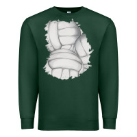 Sports Green 2 volleyball patch Premium Sweatshirt - AdoDesignShop