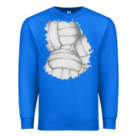 True Royal 2 volleyball patch Premium Sweatshirt - AdoDesignShop
