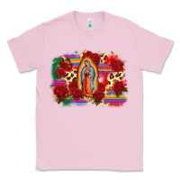 Bubblegum Pink Our Lady of Guadalupe Classic Tee - CTS Tumbler Store