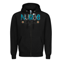 Black Nurse life Zipper Hoodie - CowhideDigitalArt
