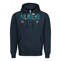 Navy Nurse life Zipper Hoodie - CowhideDigitalArt