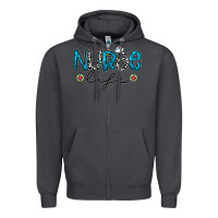 Smoke Nurse life Zipper Hoodie - CowhideDigitalArt