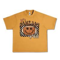 Peanut Butter it's game day y'all football smiley face Urban Heavy Tee - BarkalooDesign