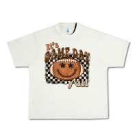 Pistachio it's game day y'all football smiley face Urban Heavy Tee - BarkalooDesign
